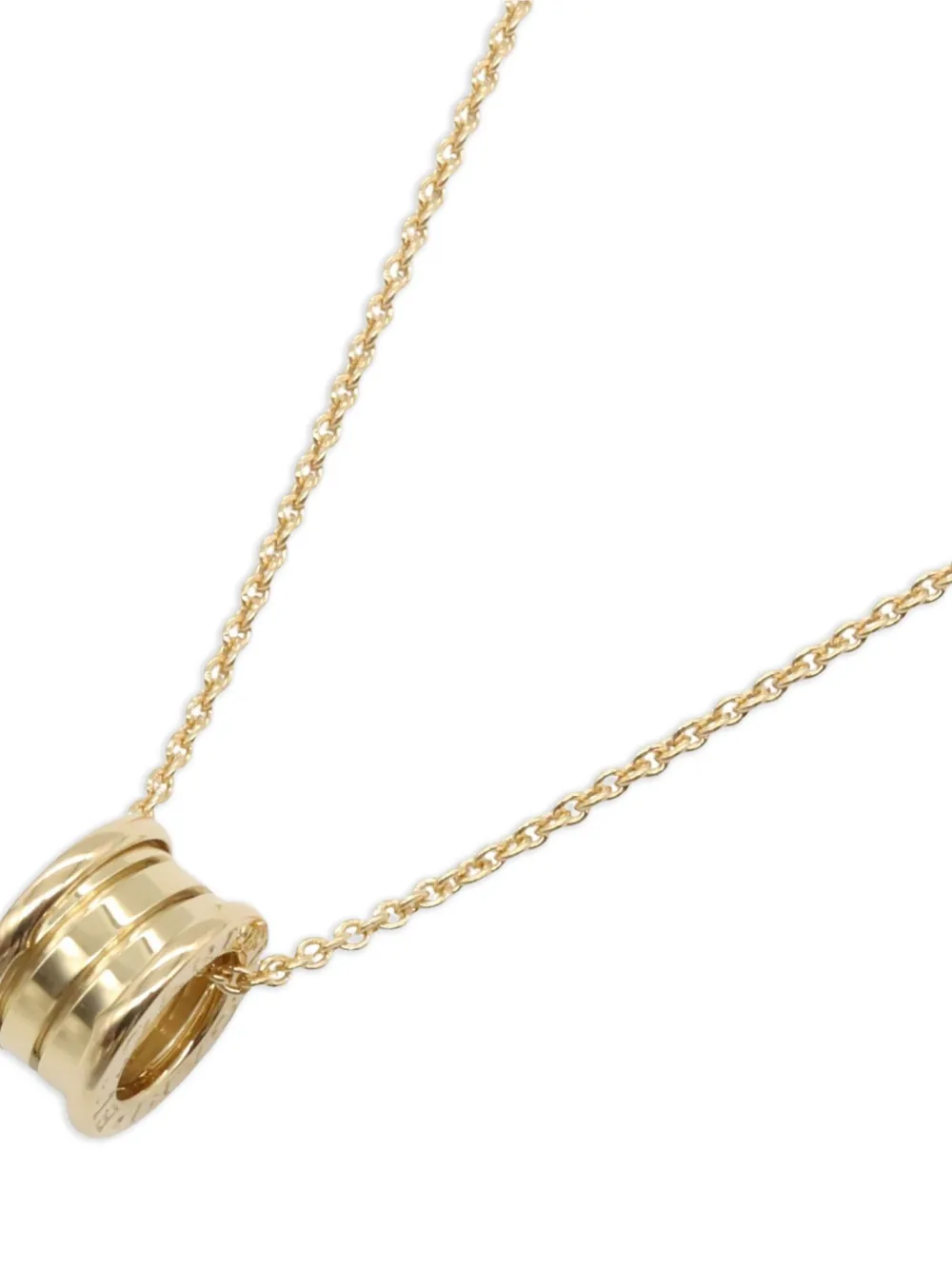 Bvlgari Pre-Owned 2010s 18K yellow gold B-zero1 necklace | Women | Image 2