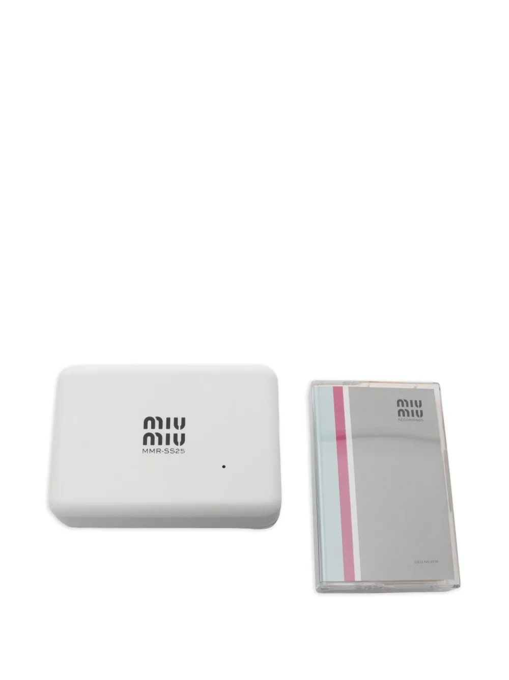 Miu Miu Pre-Owned 2020s logo portable cassette player | White | Image 1