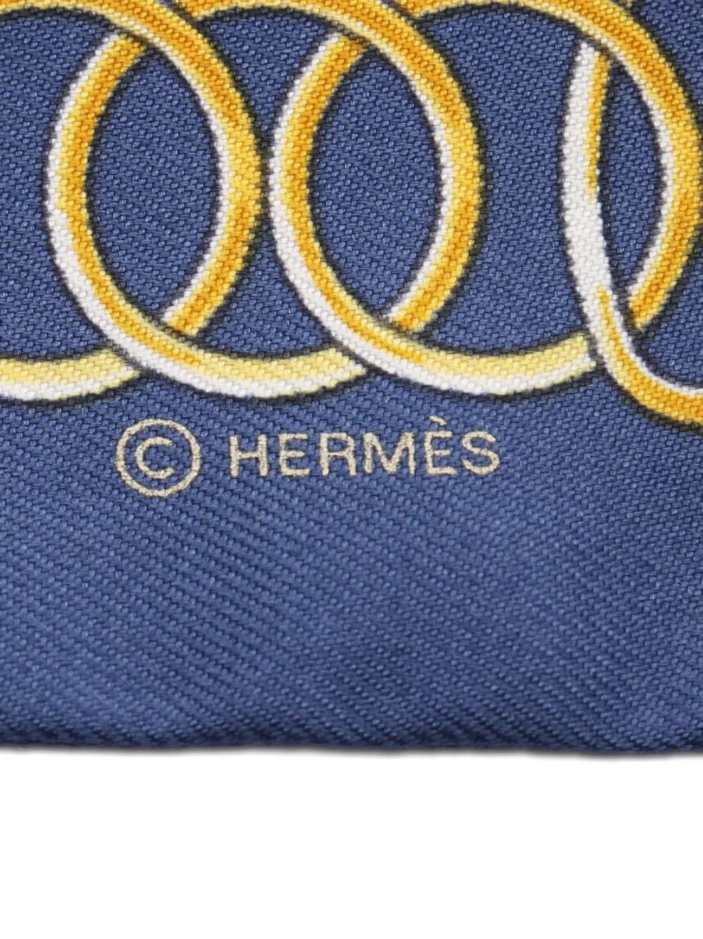 Hermès Pre-Owned 2020s Lift Profile ribbon scarf | Image 2