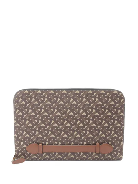 Burberry Pre-Owned 2010s monogram TB clutch bag