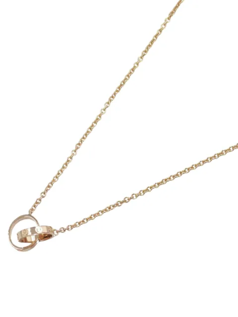 Cartier 2010s 18K rose gold Baby Love necklace 