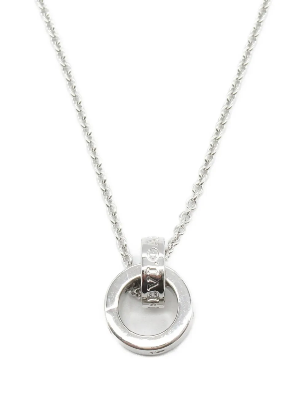 Bvlgari Pre-Owned 18K white gold diamond necklace | Women | Image 2