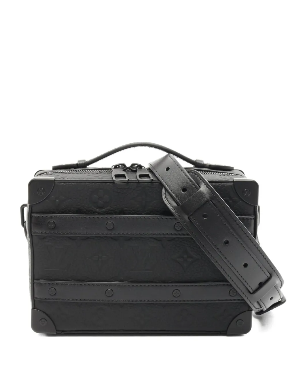 Louis Vuitton Pre-Owned 2021 soft trunk monogram shoulder bag - Nero