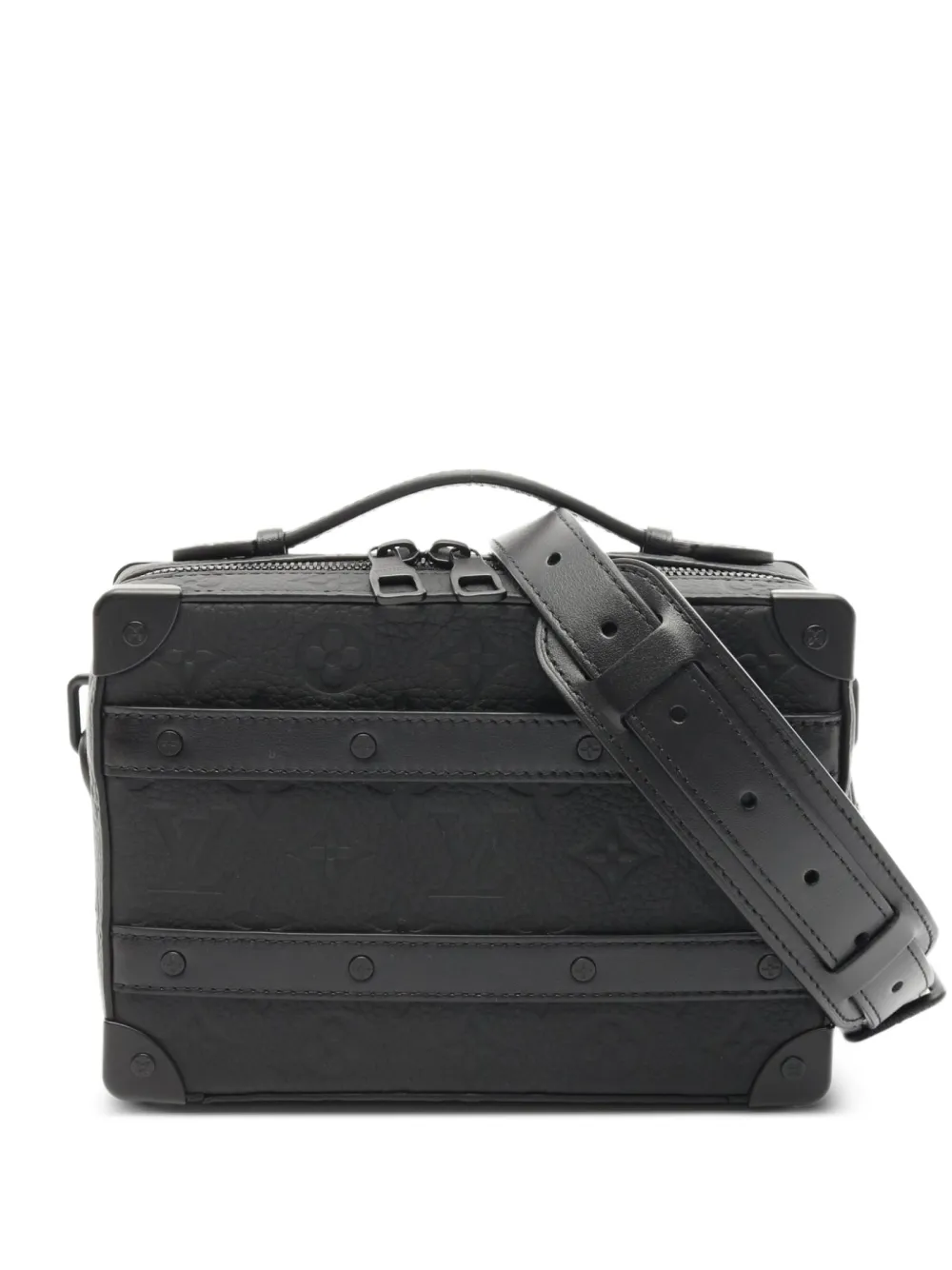 Louis Vuitton Pre-Owned 2021 ソフトトランク モノグラム ショルダーバッグ - ブラック Louis Vuitton Pre-Owned 2021 ソフトトランク モノグラム ショルダーバッグ - ブラック