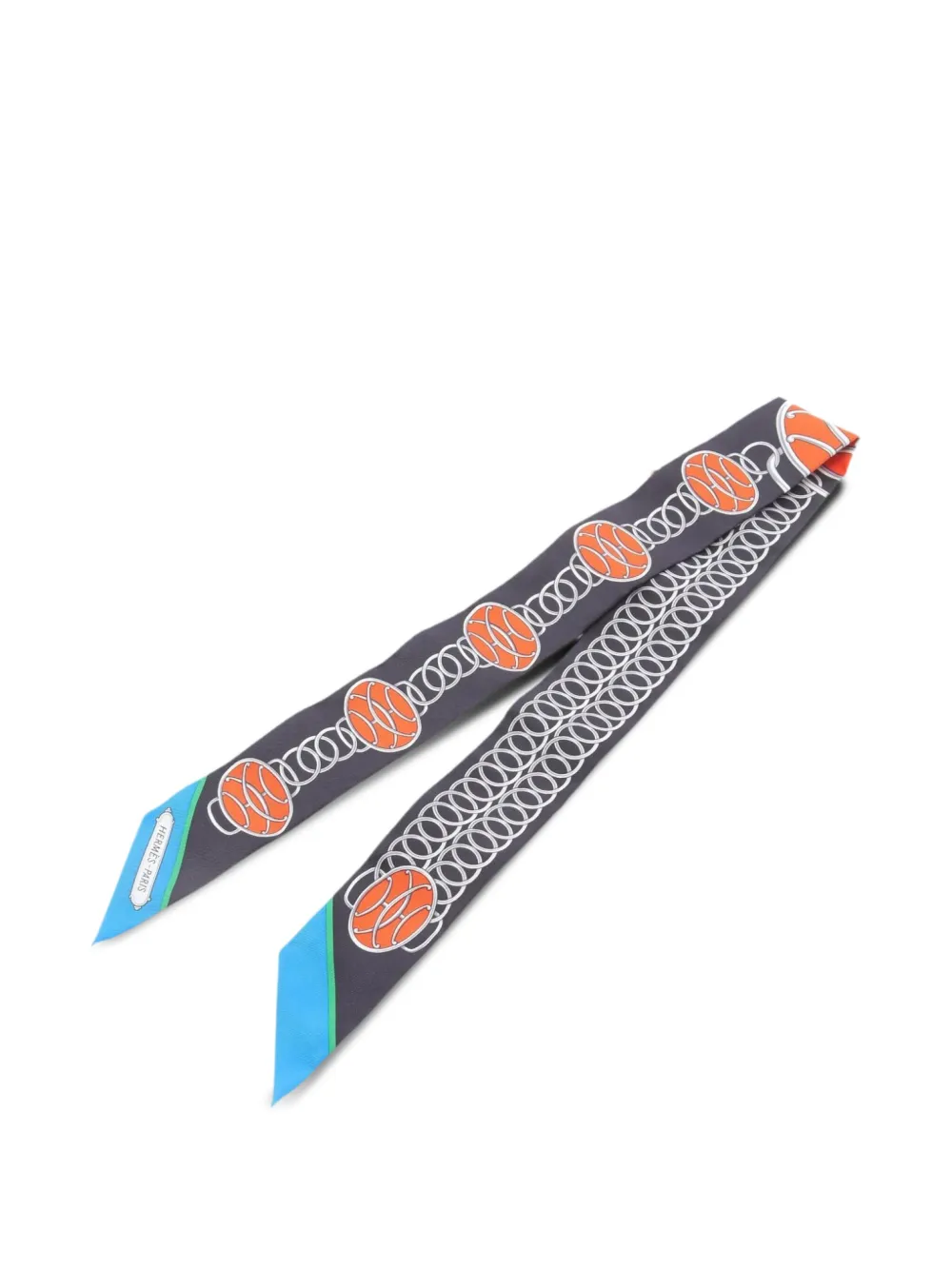 Hermès Pre-Owned 2020s chain link medallion scarf | Image 2