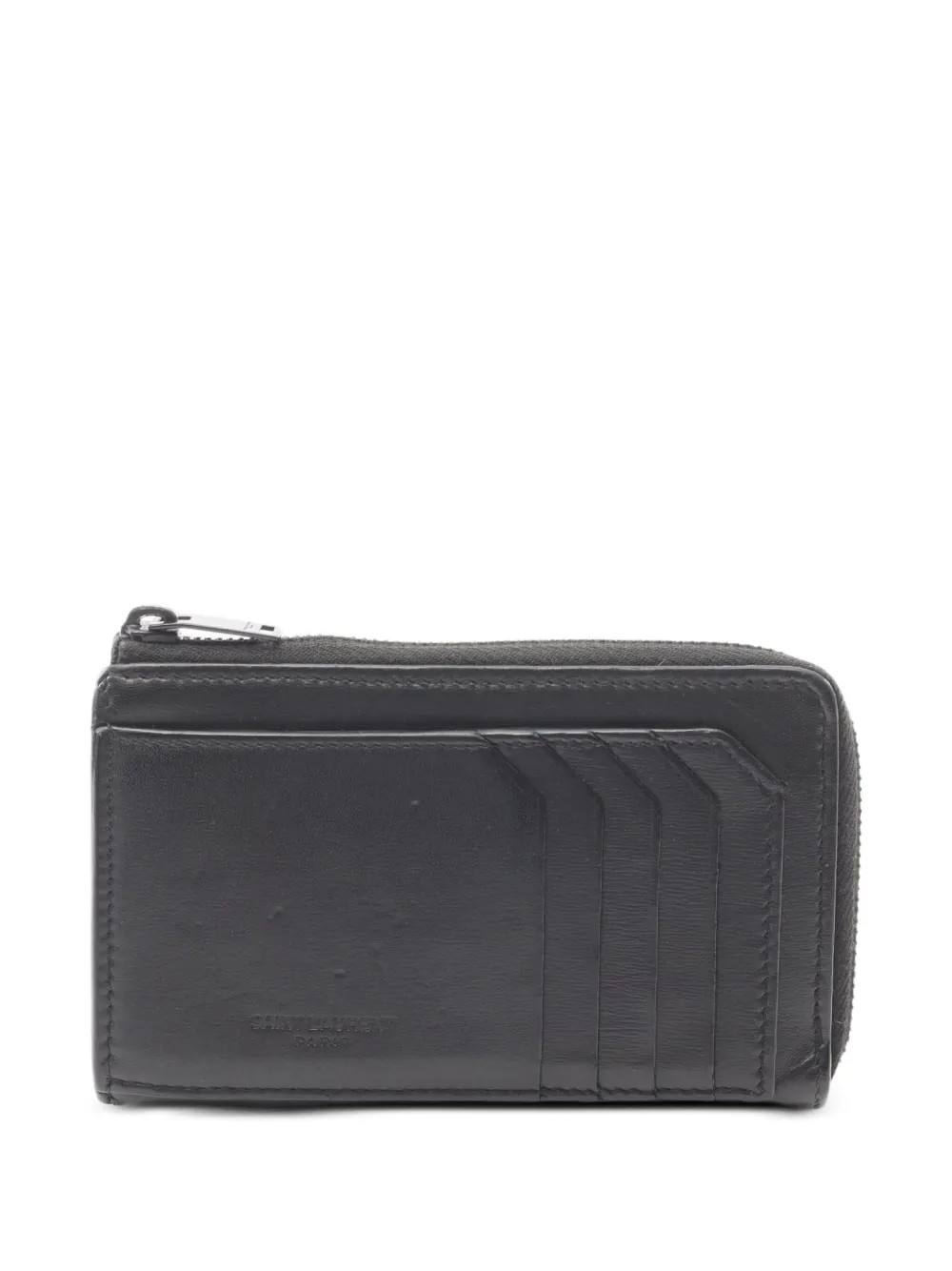 Saint Laurent Pre-Owned 2000s leather key ring purse | Black | Image 1