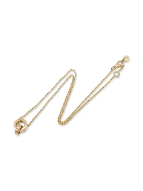 Bvlgari Pre-Owned 18K rose gold diamond necklace