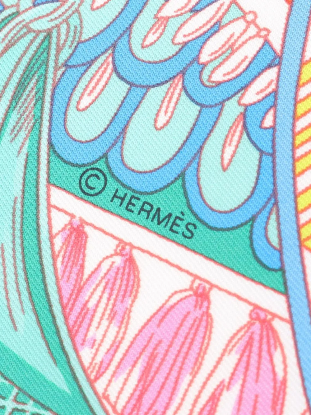 Hermès Pre-Owned 2020s Tapis De Selle scarf | Image 2