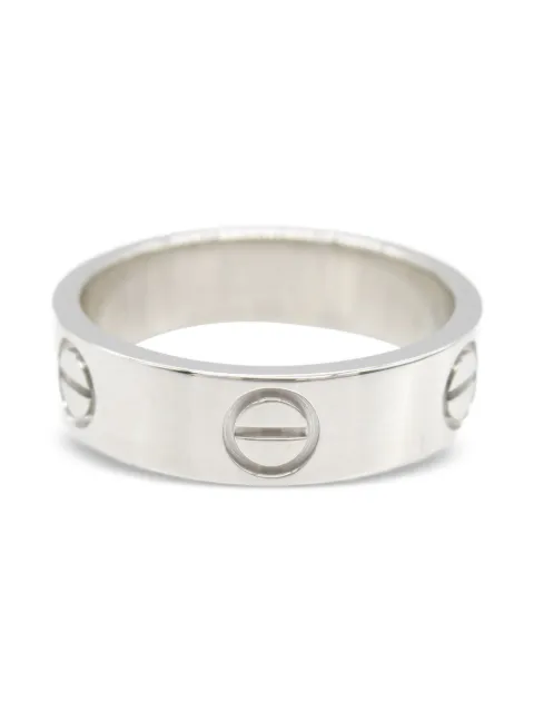 Cartier 18K white gold Love ring