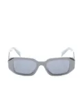 Prada Pre-Owned 2010s Symbole rectangle-frame sunglasses - Grey