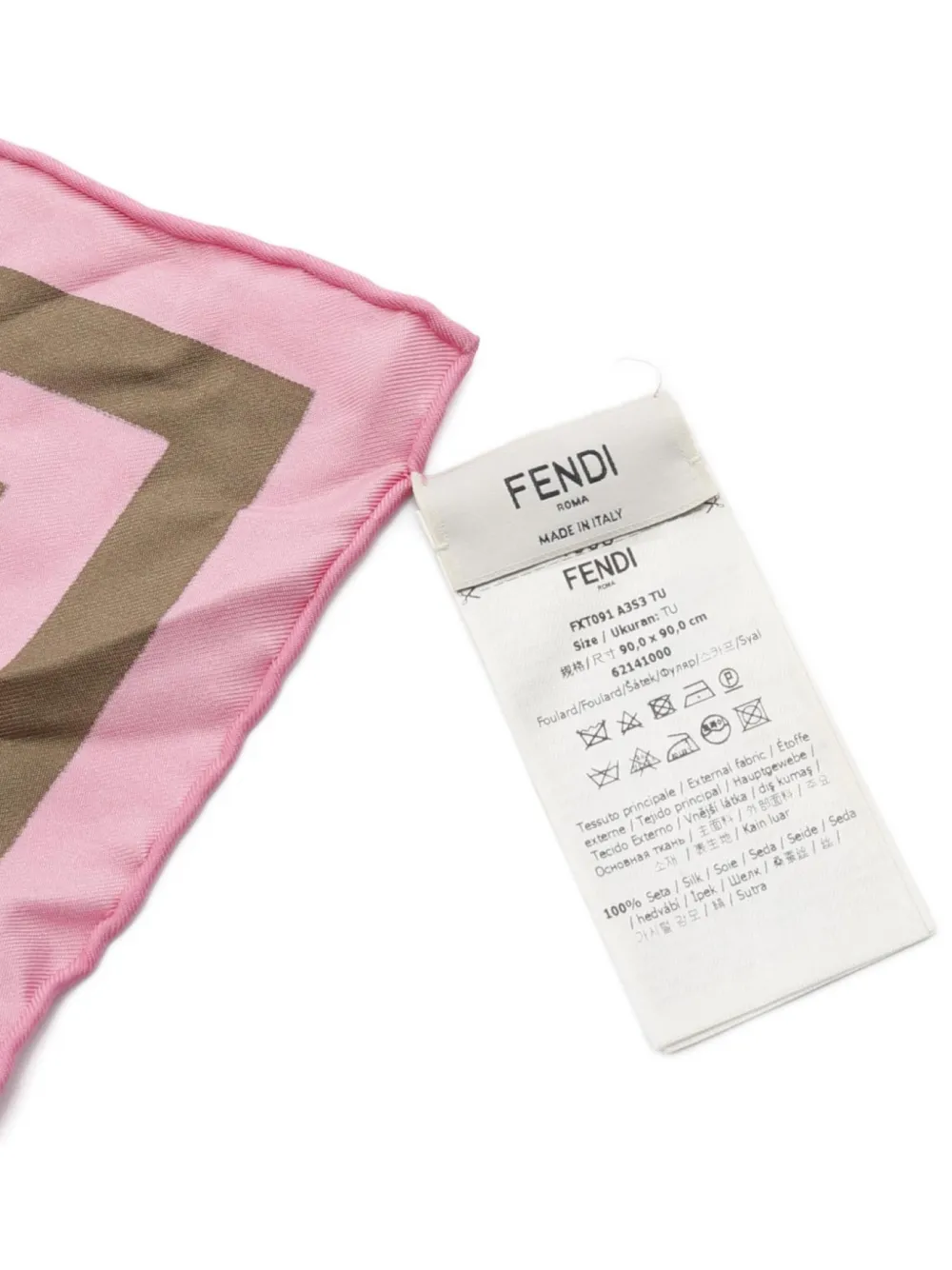 Fendi Pre-Owned 2000s floral-print silk scarf | Image 2
