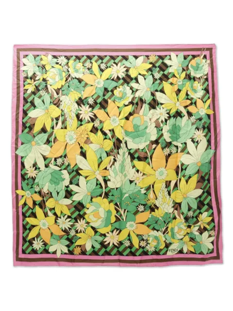 Fendi Pre-Owned 2000s floral-print silk scarf