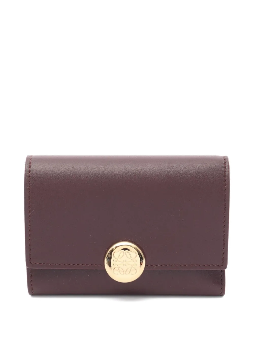 Loewe Pre-Owned محفظة جلد صغيرة ثلاثية الطي من عقد 2020 | أحمر | Image 1