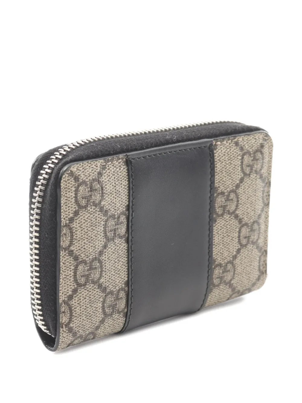 Pre-owned Gucci 2000s Gg Supreme Wallet In Neutral