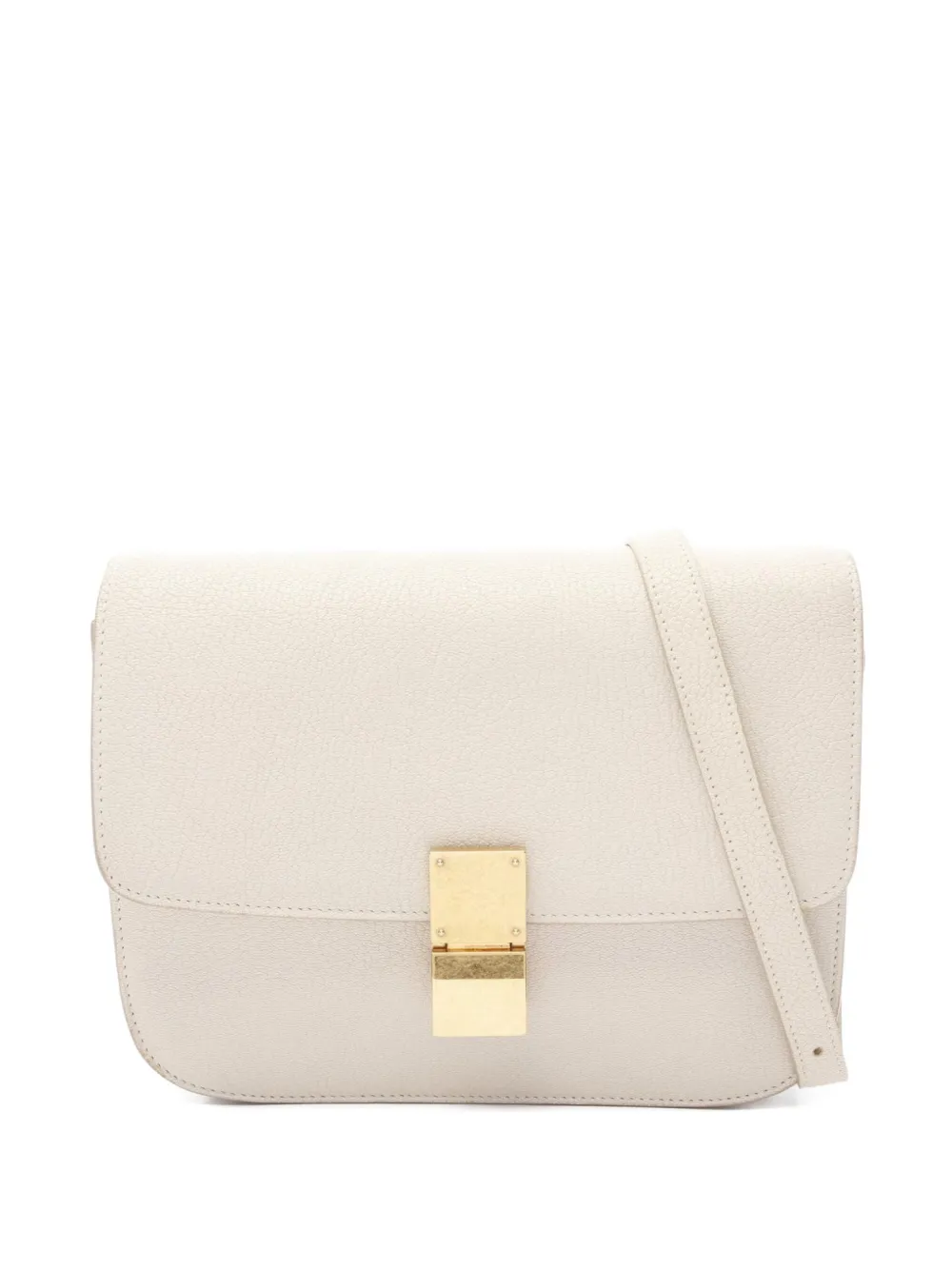 Céline Pre-Owned 2000s クラシック ボックス ショルダーバッグ - ホワイト Céline Pre-Owned 2000s クラシック ボックス ショルダーバッグ - ホワイト