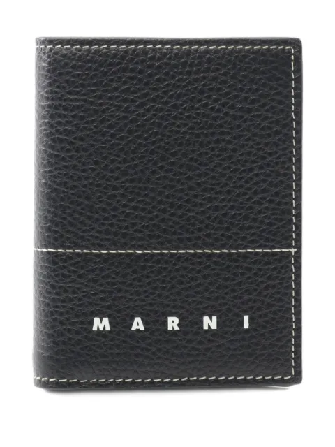 Marni Pre-Owned 2010s logo-print leather wallet