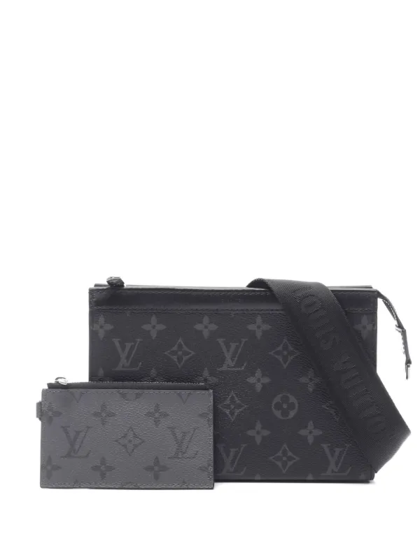 Louis Vuitton Pre-Owned 2010s Gaston Wearable Clutch Bag | Black