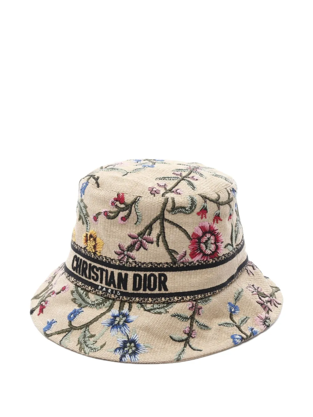 Christian Dior Pre-Owned 2010s D‐Bobby bucket hat - ニュートラル Christian Dior Pre-Owned 2010s D‐Bobby bucket hat - ニュートラル