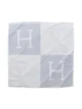 Hermès Pre-Owned 2020s H-motif towel (33cm x 33cm) - White