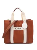 Chloé Pre-Owned 2020s Mothers canvas tote bag - Brown