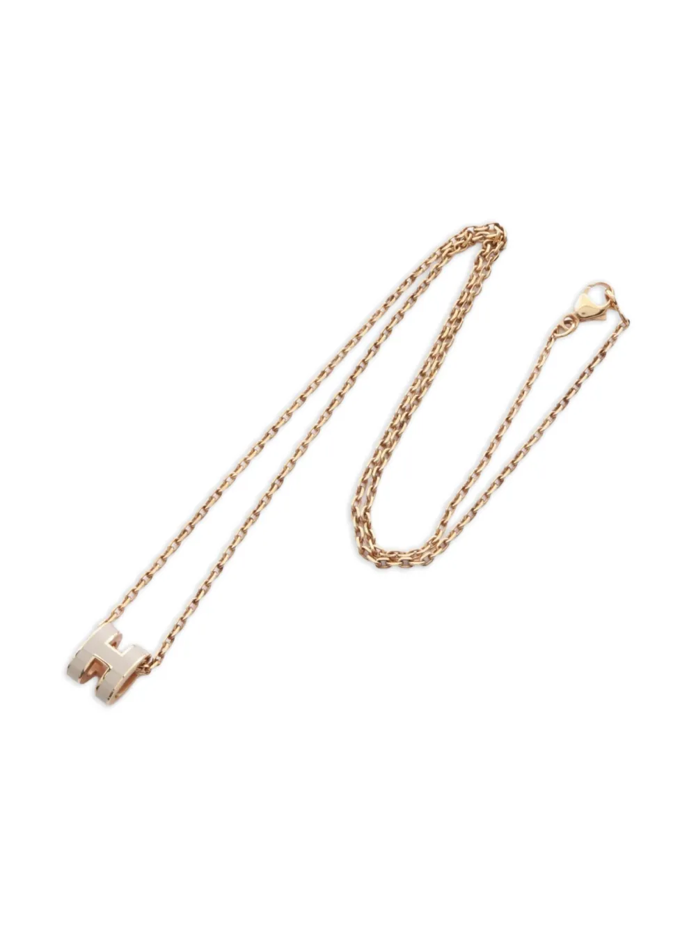 Hermès Pre-Owned 2010 mini Pop H necklace - ゴールドトーン Hermès Pre-Owned 2010 mini Pop H necklace - ゴールドトーン
