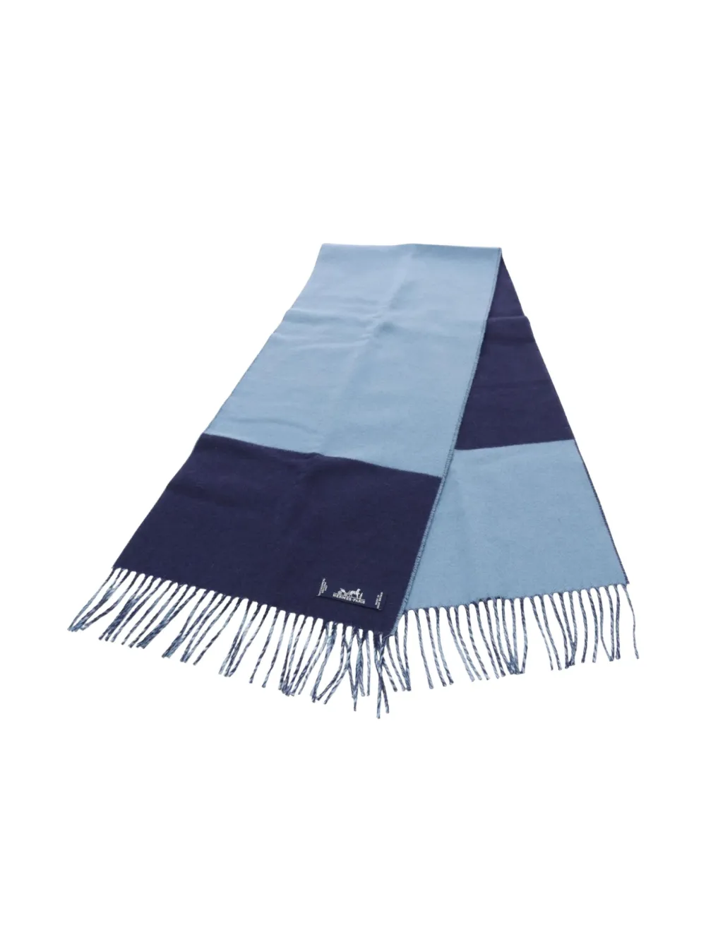 Hermès Pre-Owned 2020s Kazak scarf | Blue | Image 1