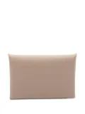 Hermès Pre-Owned 2023 Calvi leather coin purse - Neutrals