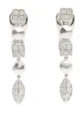 Bvlgari Pre-Owned 18K white gold diamond earrings - Silver