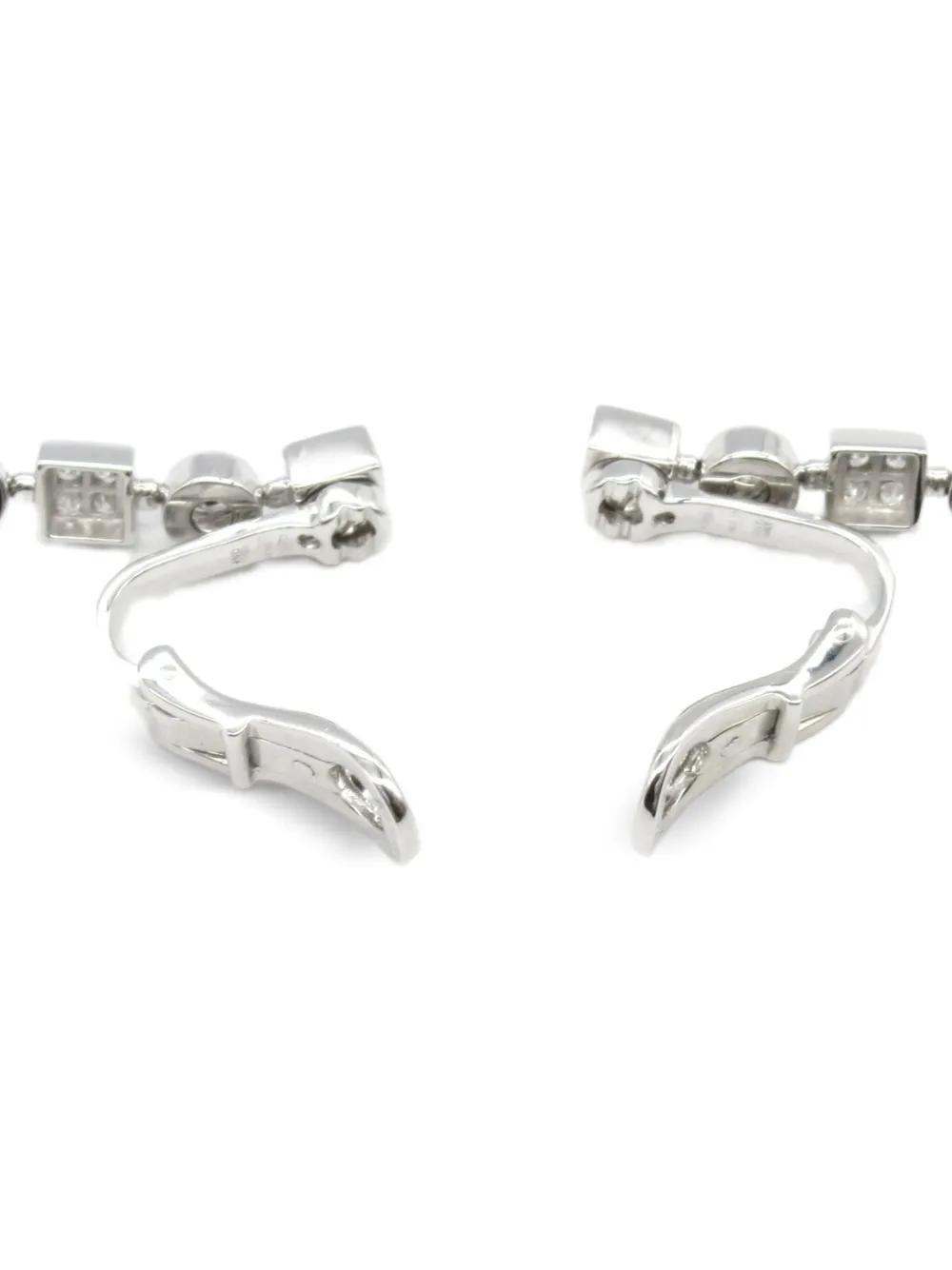 Bvlgari Pre-Owned 18K white gold diamond earrings | Image 2