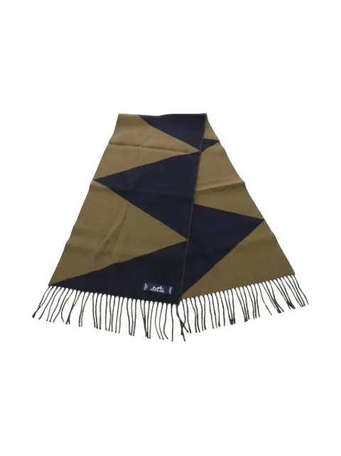 Hermès Pre-Owned 2020s zigzag cashmere scarf
