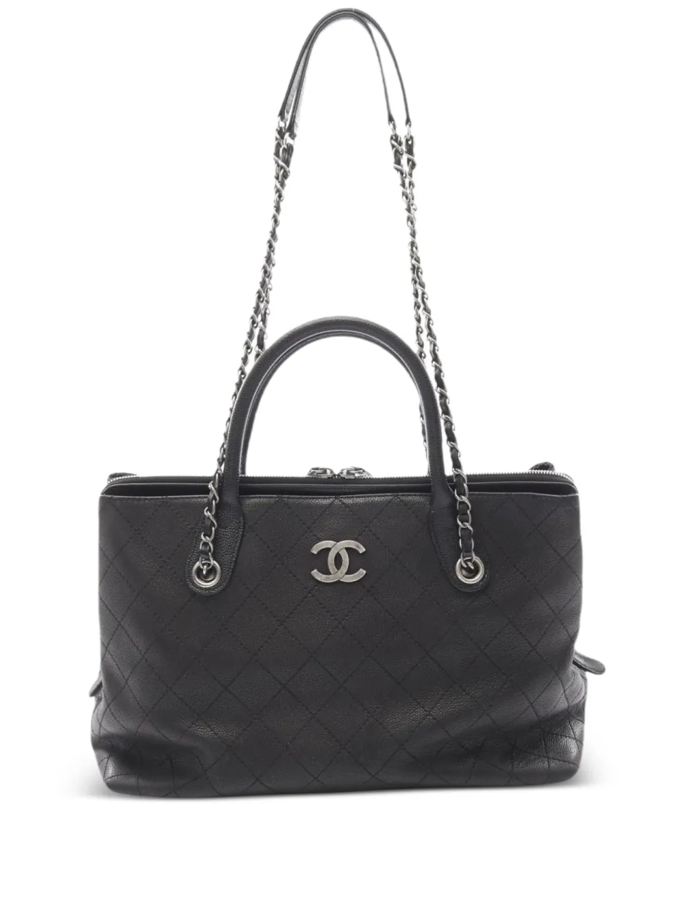 CHANEL Pre-Owned 2016-2017 Coco Mark shoulder bag | Black | Image 1