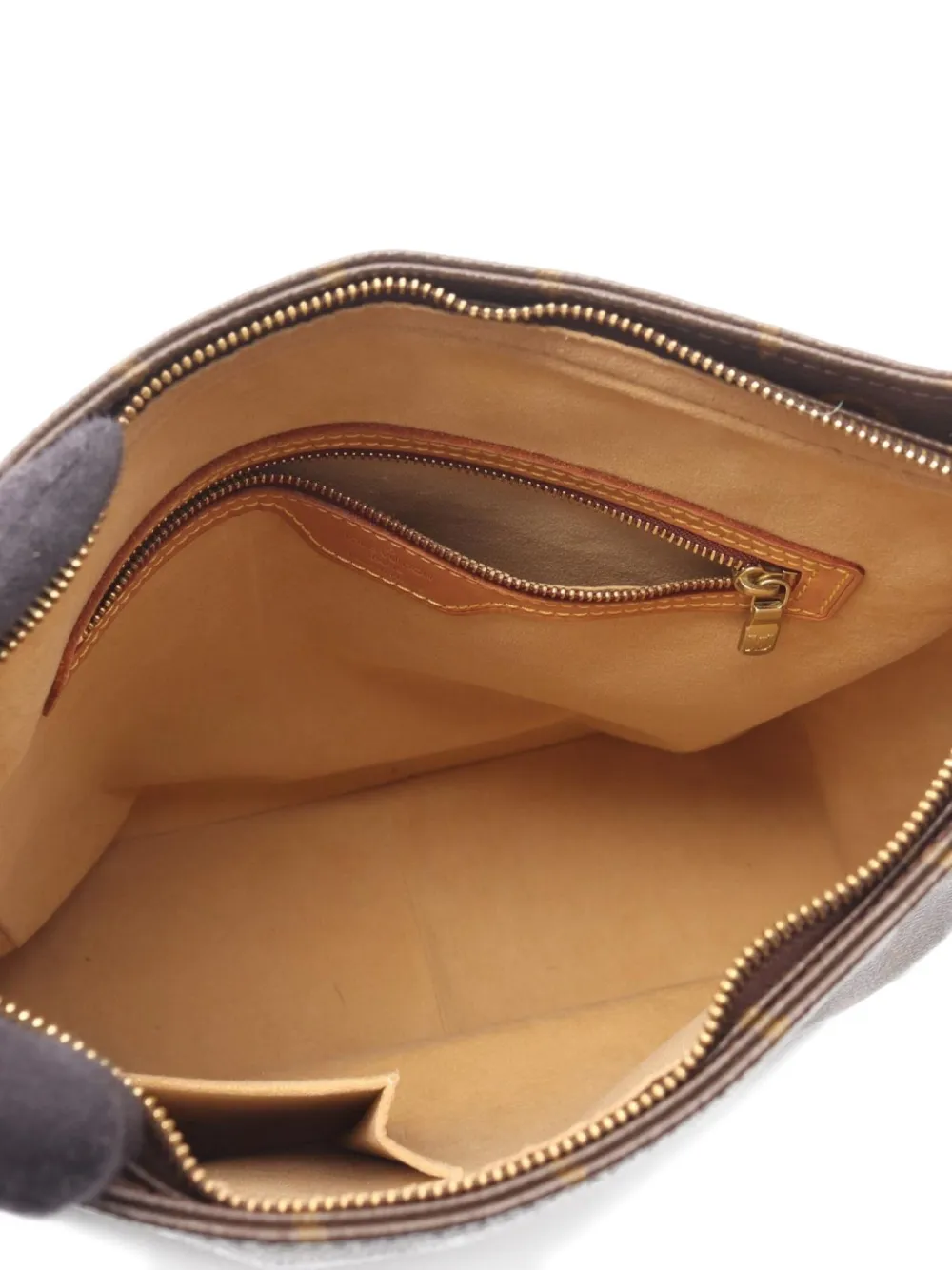 Pre-owned Louis Vuitton 1999 Looping Gm Shoulder Bag In Brown