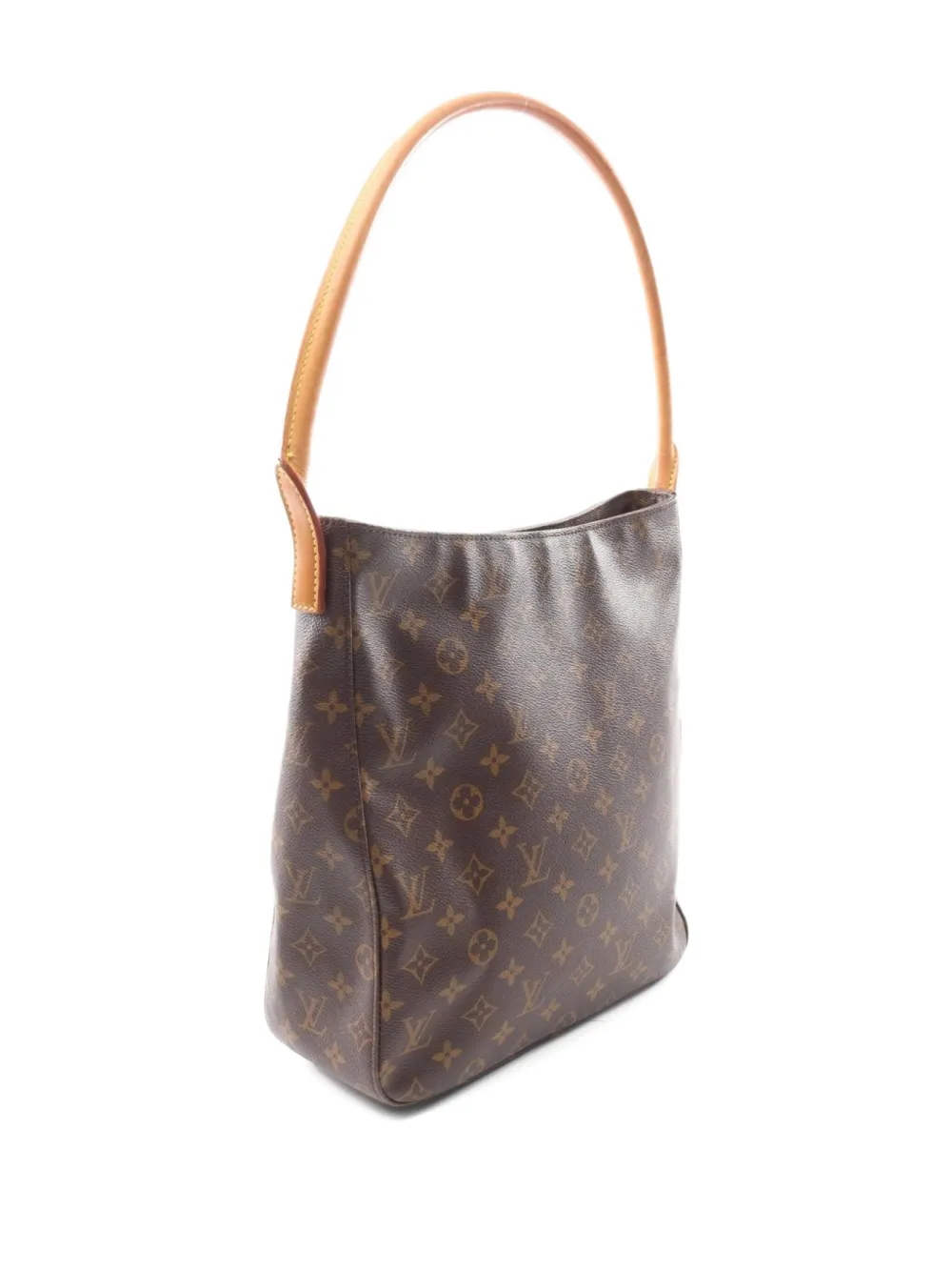 Pre-owned Louis Vuitton 1999 Looping Gm Shoulder Bag In Brown