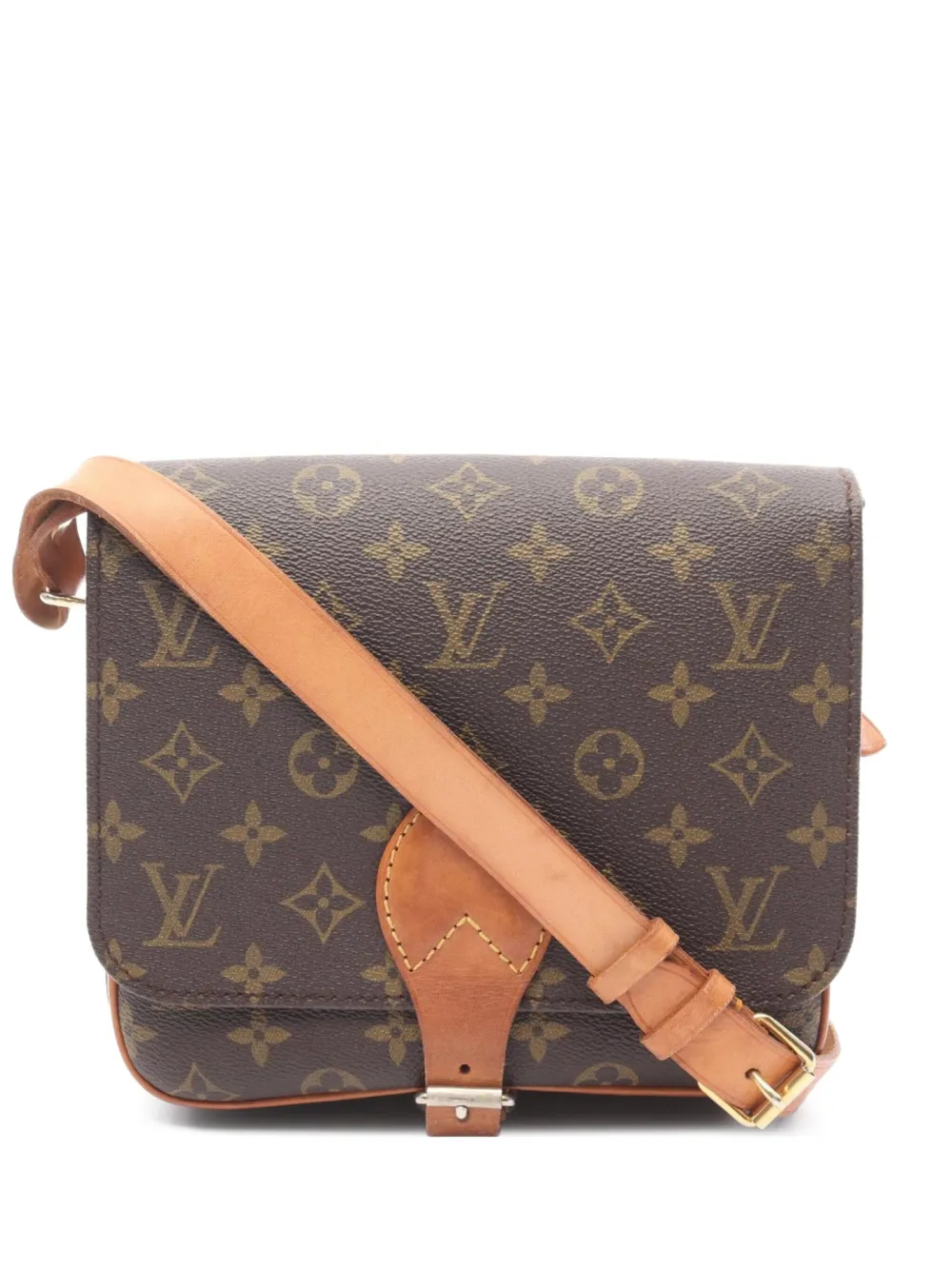 Louis Vuitton Pre-Owned 1983 カルトシエール MM ショルダーバッグ - ブラウン Louis Vuitton Pre-Owned 1983 カルトシエール MM ショルダーバッグ - ブラウン