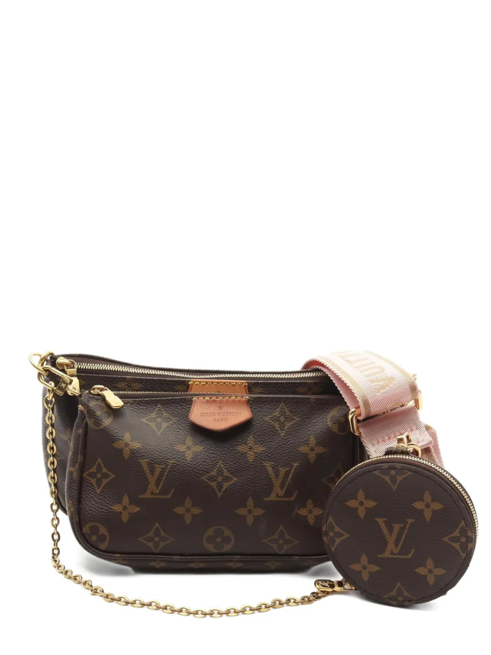Louis Vuitton Pre-Owned 2021 Multy Pochette handbag - ブラウン Louis Vuitton Pre-Owned 2021 Multy Pochette handbag - ブラウン