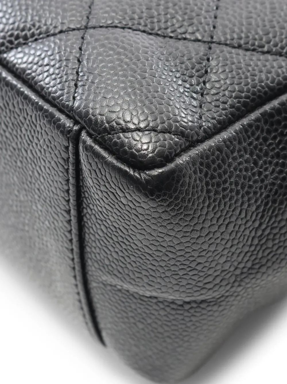 Pre-owned Chanel 2003 Matelasse Chain Shoulder Bag In Black