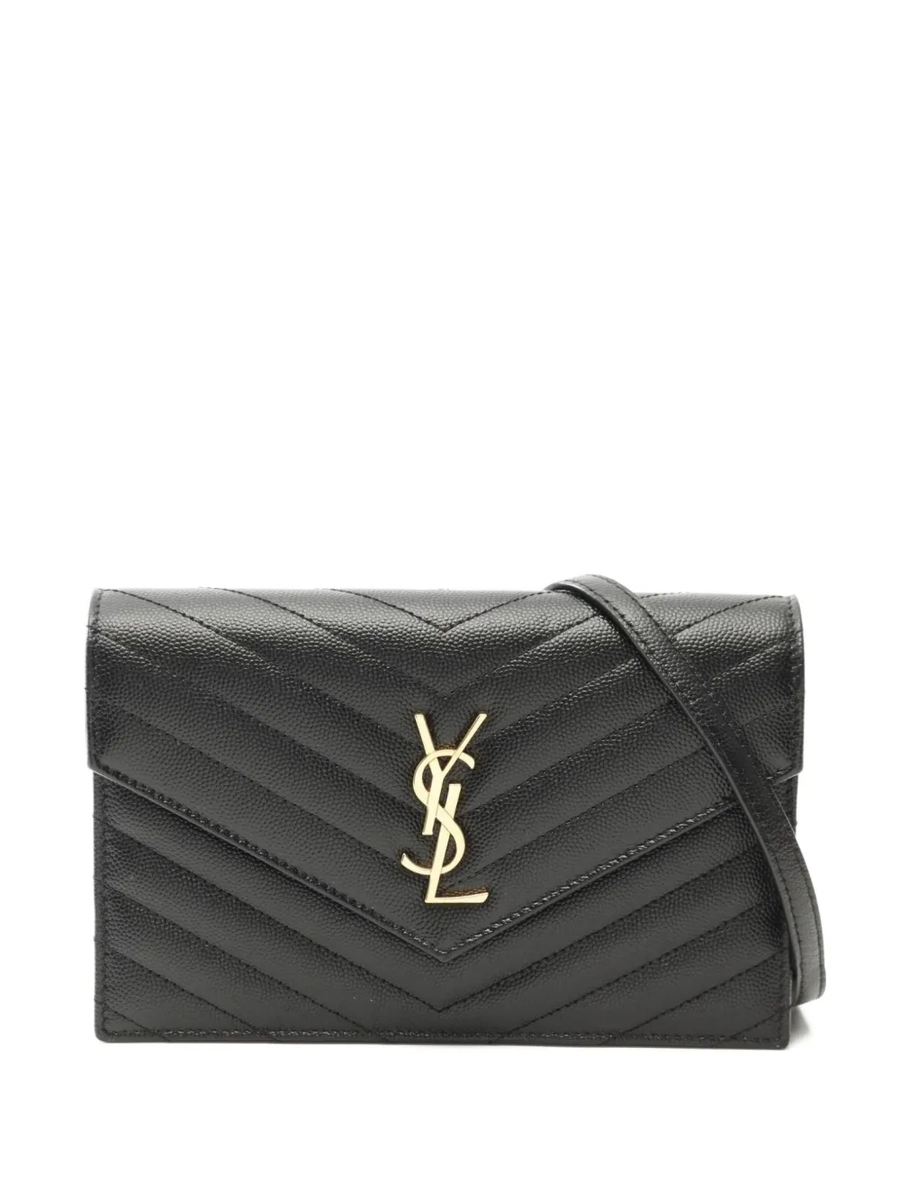 2000s monogram Envelope chain wallet