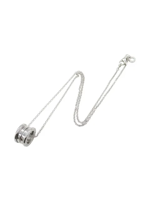 Bvlgari Pre-Owned 18K white gold B-zero1 necklace