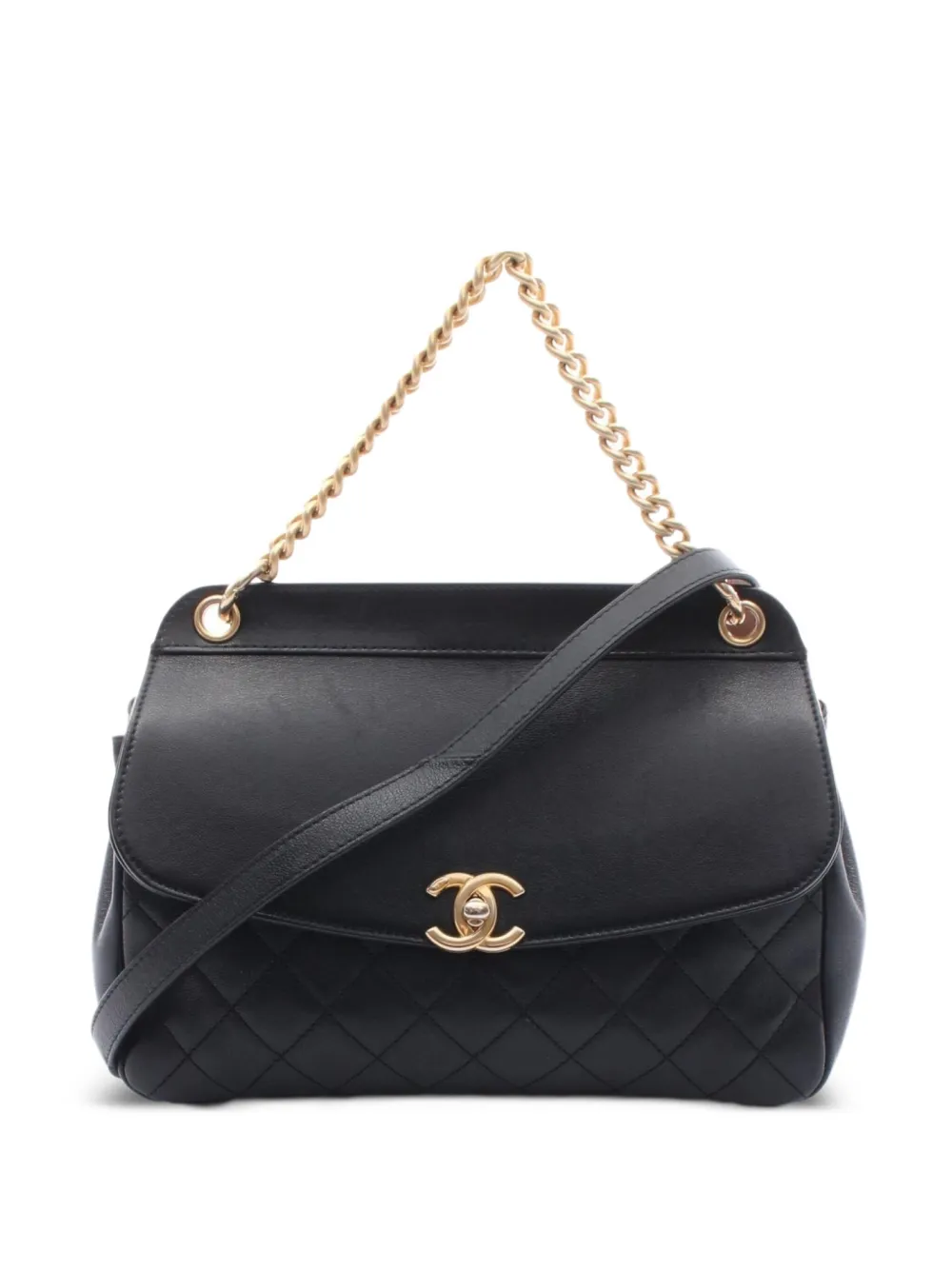 CHANEL Pre-Owned 2019 マトラッセ ショルダーバッグ - ブラック CHANEL Pre-Owned 2019 マトラッセ ショルダーバッグ - ブラック