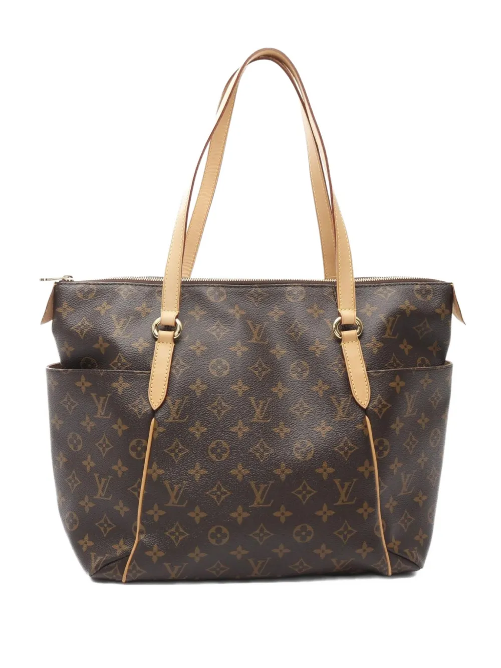 Pre-owned Louis Vuitton 2011 Totally Mm Monogram Shoulder Bag Tote In Brown