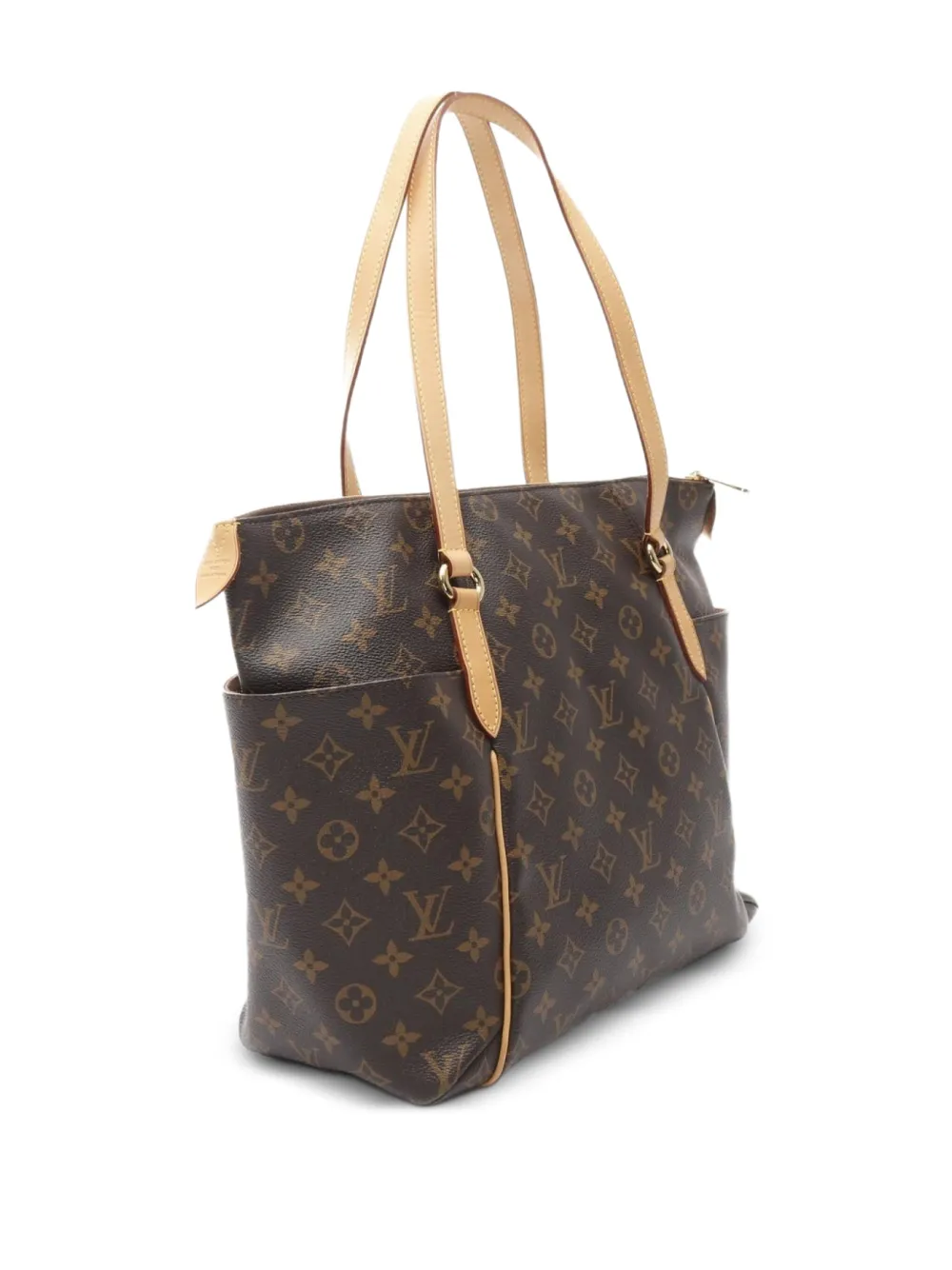 Pre-owned Louis Vuitton 2011 Totally Mm Monogram Shoulder Bag Tote In Brown
