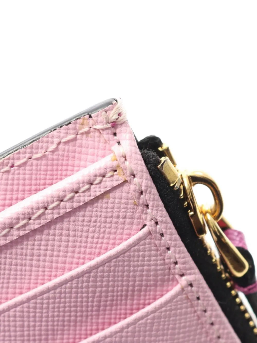 Pre-owned Marni 2010s Leather Bi-fold Wallet In Pink