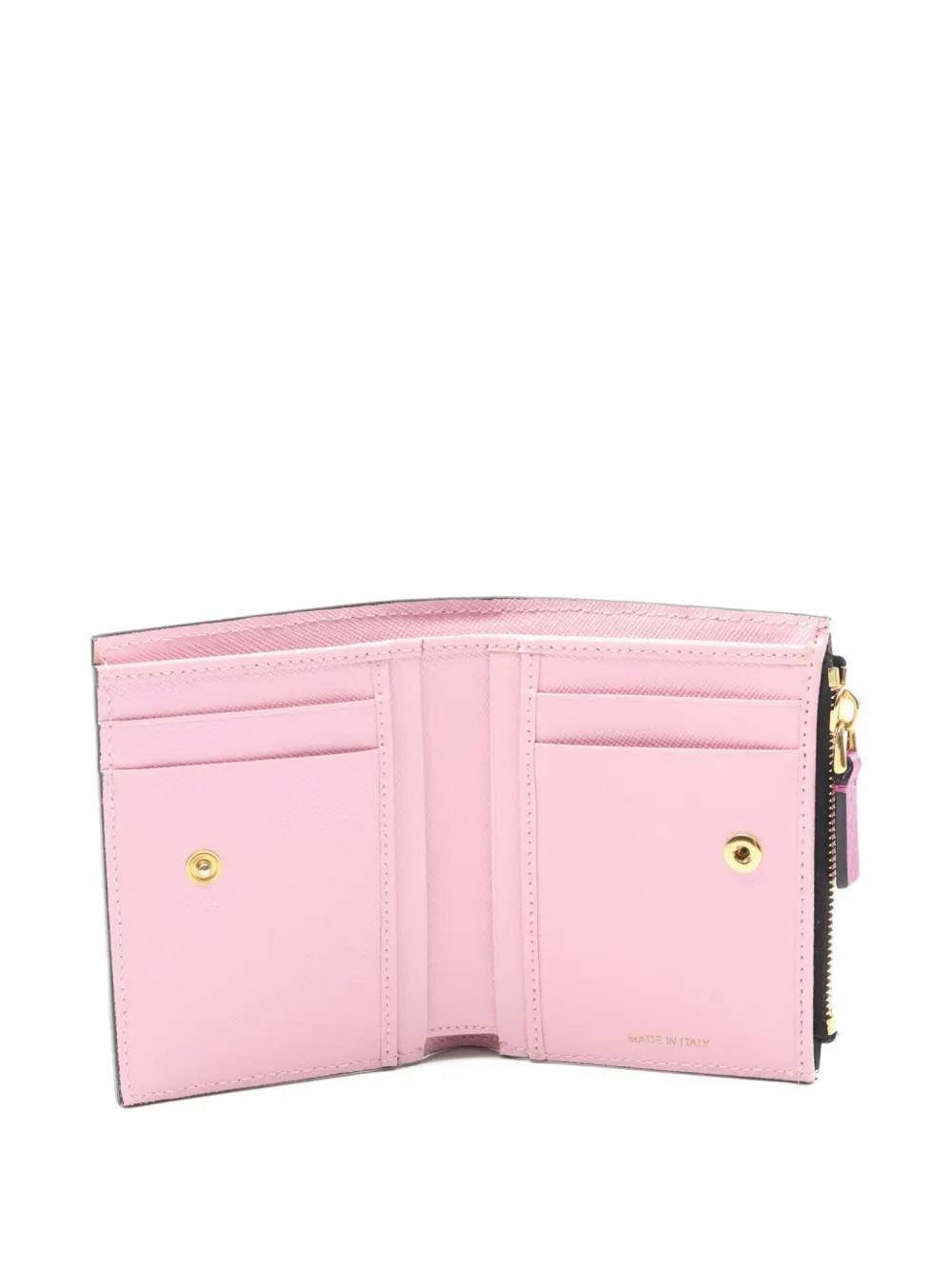 Pre-owned Marni 2010s Leather Bi-fold Wallet In Pink