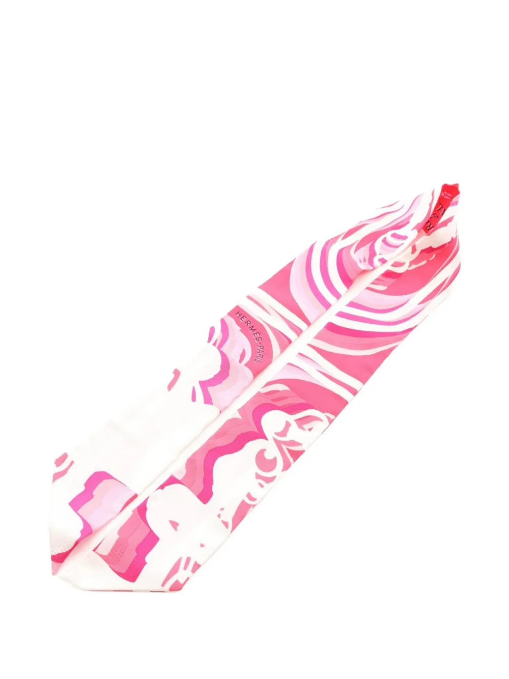 Hermès Pre-Owned ribbon shadow scarf | Image 2