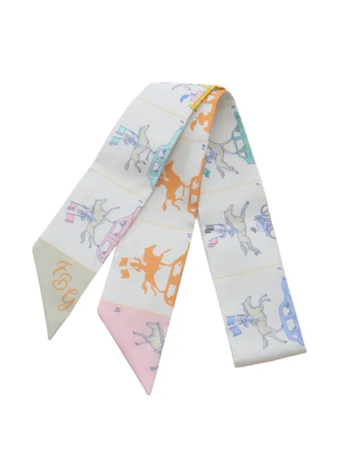 Hermès Pre-Owned 2010s Parade Horse silk scarf