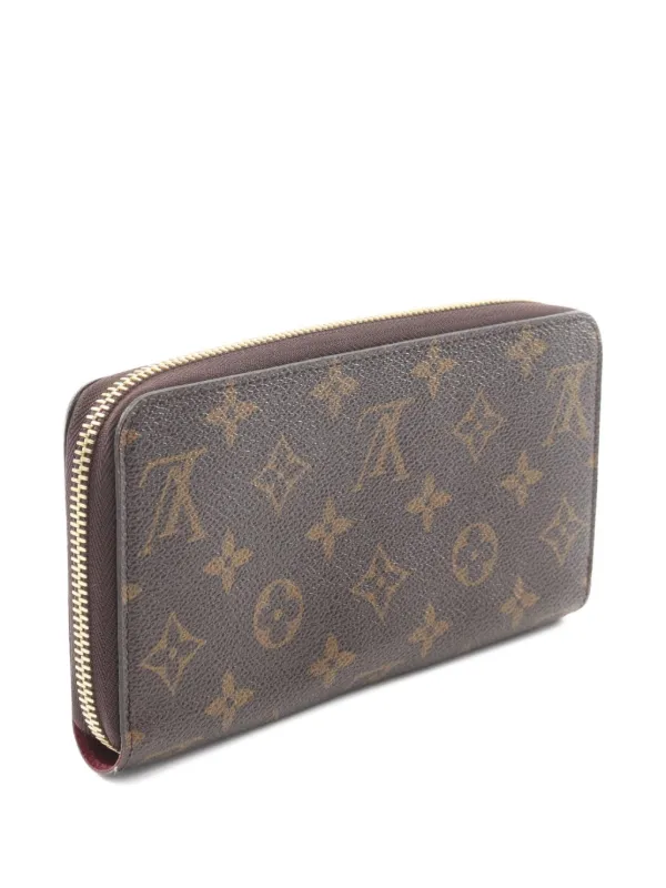 Louis Vuitton Pre-Owned 2017 Monogram Zipper Wallet | Brown | FARFETCH
