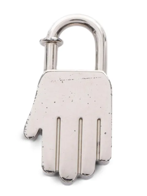 Hermès Pre-Owned 2002 hand-motif padlock charm