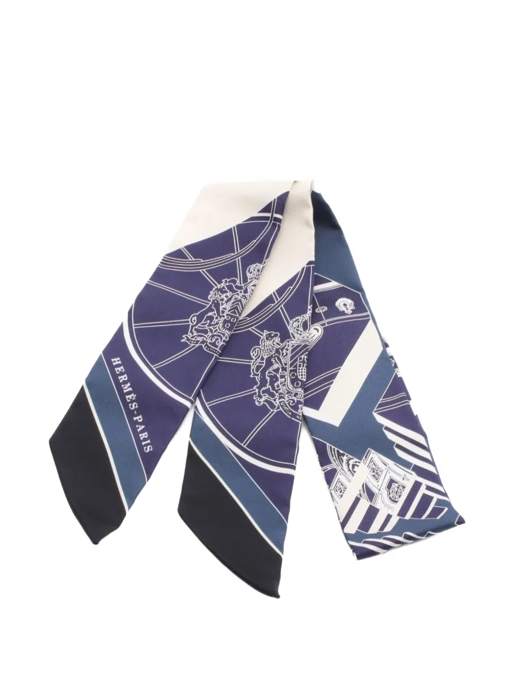 Hermès Pre-Owned 2020s silk scarf | White | Image 1