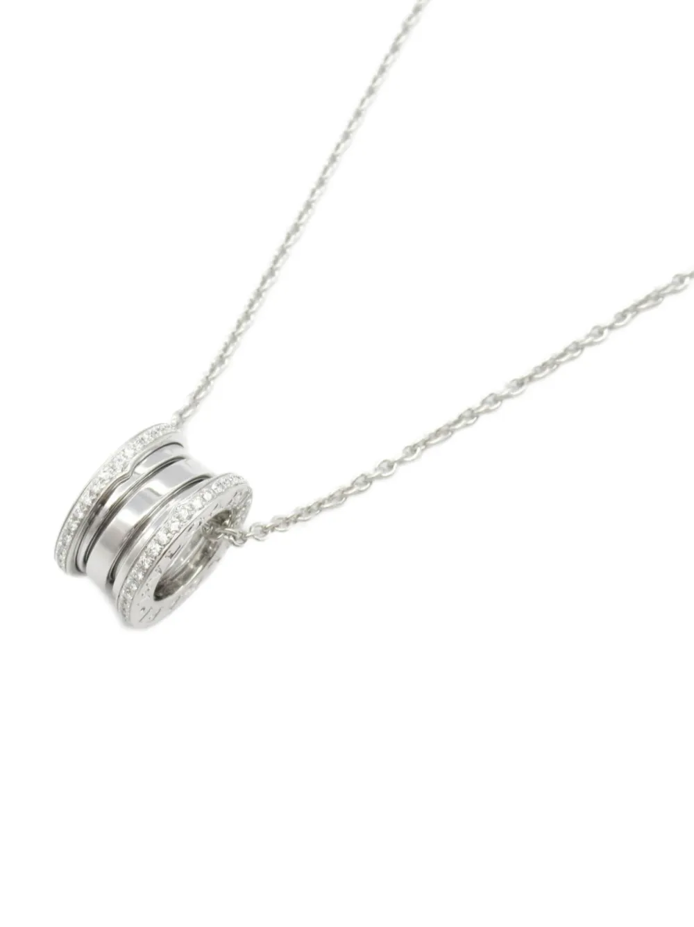 Bvlgari Pre-Owned 18K white gold diamond necklace | Women | Image 2