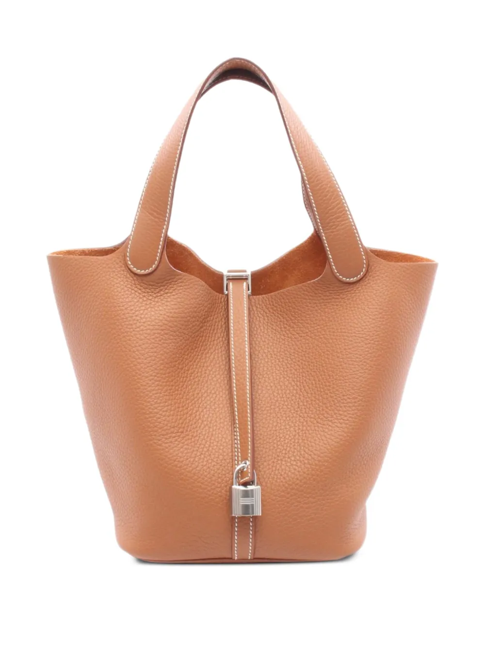 Hermès Pre-Owned 2025 picotane lock MM handbag | Brown | Image 1